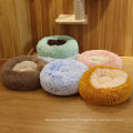 Donut Cat Dog Soft Lave Red redondo de mascotas